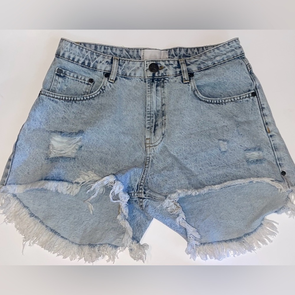 One Teaspoon Denim Trucker Shorts